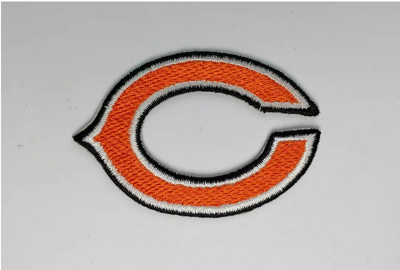 Chicago Bears Logo Iron-on Patch 4cmx6.2cm